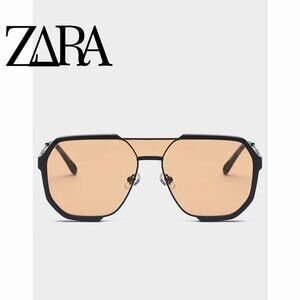 Black Frame Brown Sunglasses Large Frame Glasses Sun Protection Sunglasses